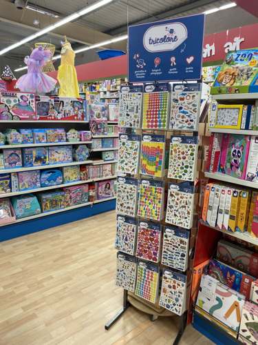 Tricolore en magasin