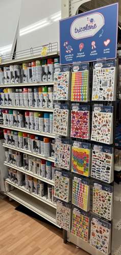 Tricolore en magasin