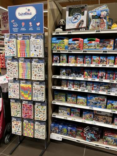 Tricolore en magasin