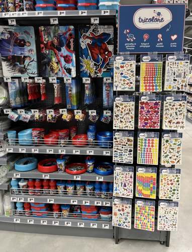 Tricolore en magasin