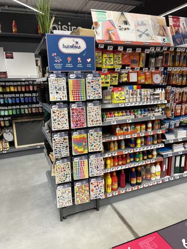 Tricolore en magasin