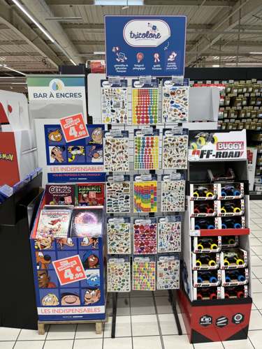 Tricolore en magasin