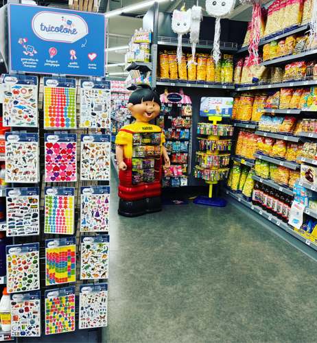 Tricolore en magasin