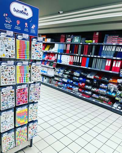Tricolore en magasin